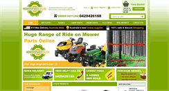 Desktop Screenshot of mowersparesonline.com.au