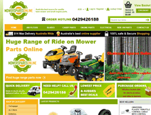 Tablet Screenshot of mowersparesonline.com.au